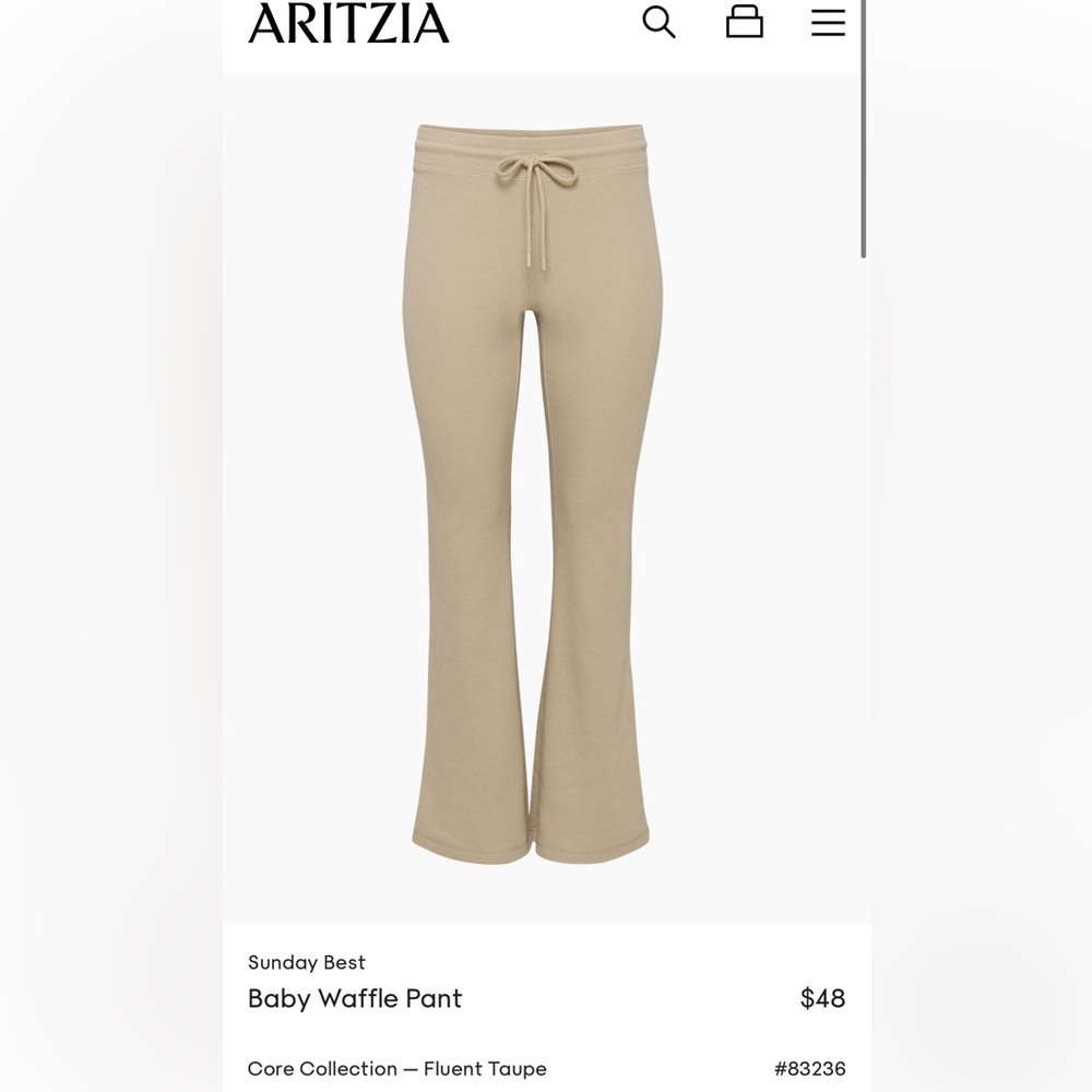 Sunday Best baby waffle pant